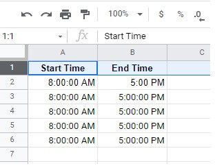 5 How to Calculate Time in Google Sheets