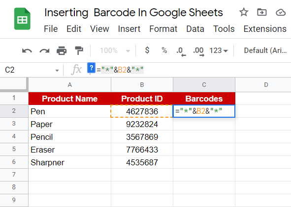 5 How to Create Barcode In Google Sheets