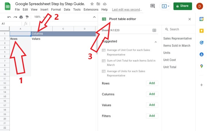 6 How To Create And Sort A Pivot Table In Google Sheets