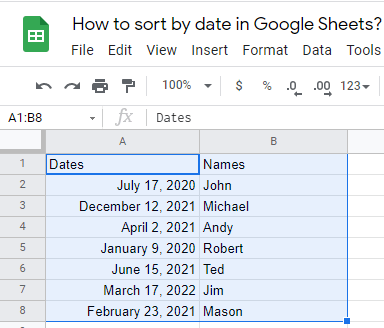 6 How To Sort By Date In Google Sheets