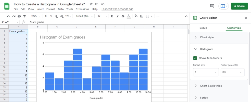 9 How To Make A Histogram In Google Sheets