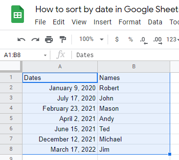 9 How To Sort By Date In Google Sheets