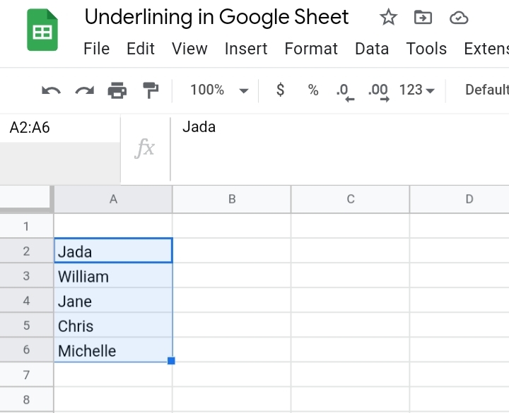 010 How To Add And Remove Underline In Google Sheets