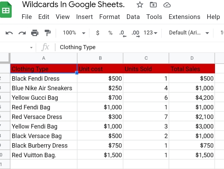 1 How To Use Wildcard In Google Sheets