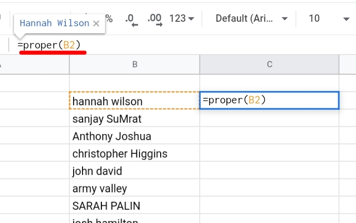 1 How to Capitalize First Letter in Google Sheets