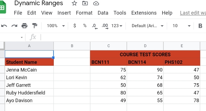 1 How to Get Dynamic Range in Charts in Google Sheets