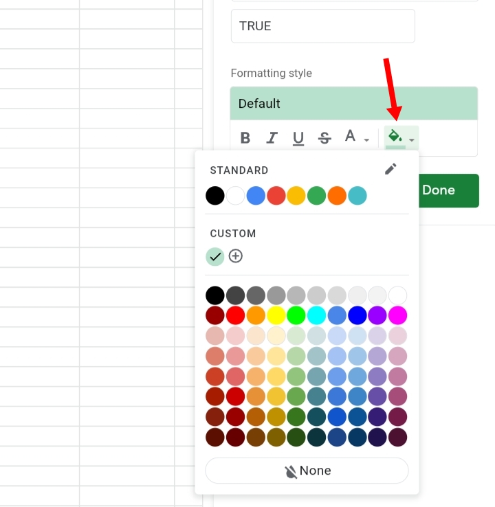 11 Change the Checkbox color while Toggling in Google Sheets