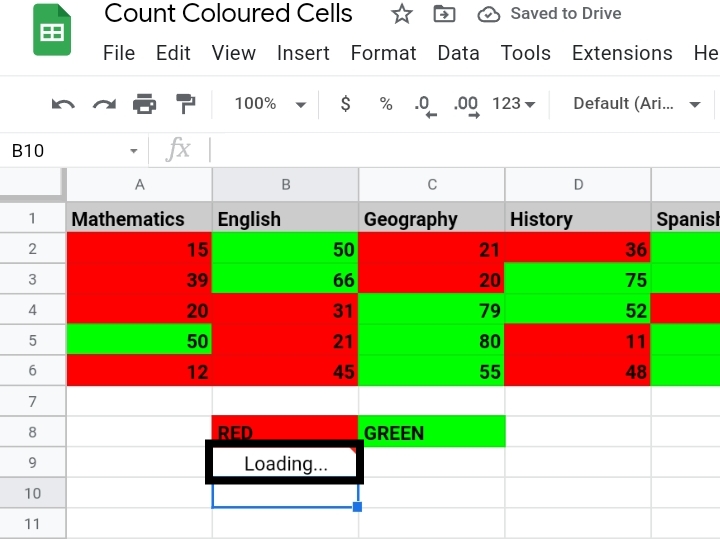 11 How To Count Colored Cells In Google Sheets
