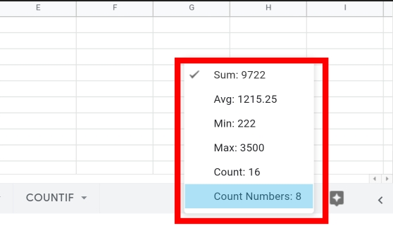 11 How To Count the Non-Empty Cells in Google Sheets