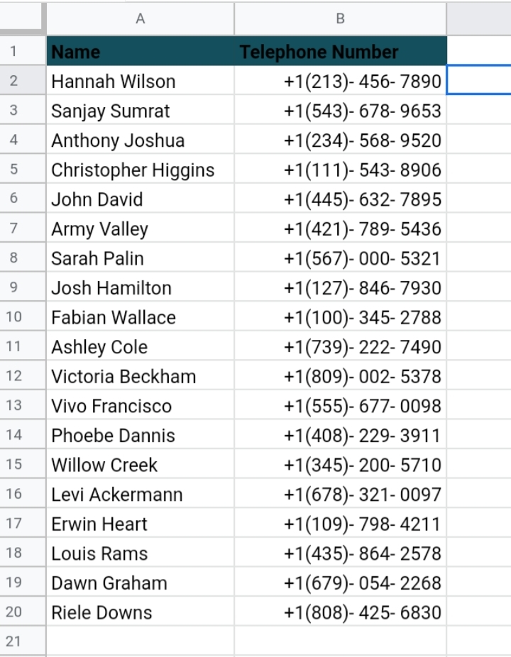 11 How To Format Phone Numbers in Google Sheets