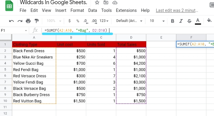 11 How To Use Wildcard In Google Sheets