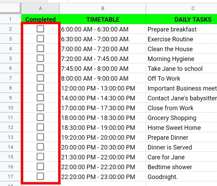 13 Strikethrough Format in Google Sheets