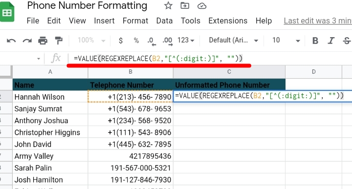 16 How To Format Phone Numbers in Google Sheets