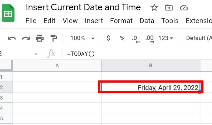 18 How to Insert Current Date and Time in Google Sheets