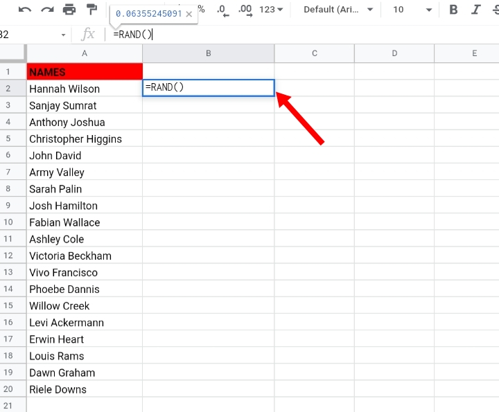 18 How to Randomize a List in Google Sheets