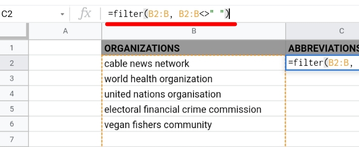 19 Extract the First Letter of Each Word in Google Sheets