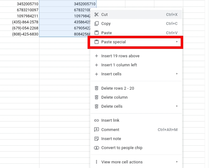 19 How To Format Phone Numbers in Google Sheets