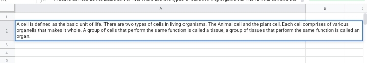 19 Insert a Line Break in Google Sheets