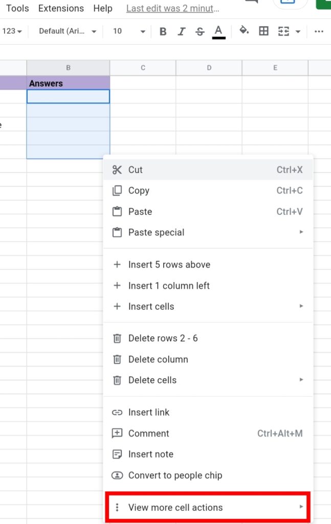 how to add drop down list in google sheets