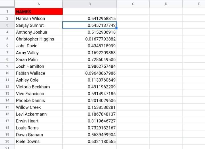 20 How to Randomize a List in Google Sheets