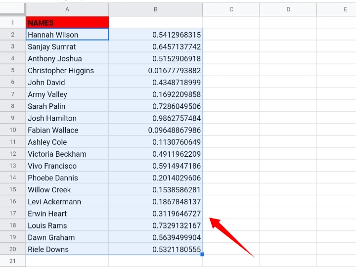 21 How to Randomize a List in Google Sheets