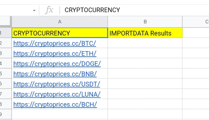 23 How To Pulling Cryptocurrency Prices Into Google Sheets