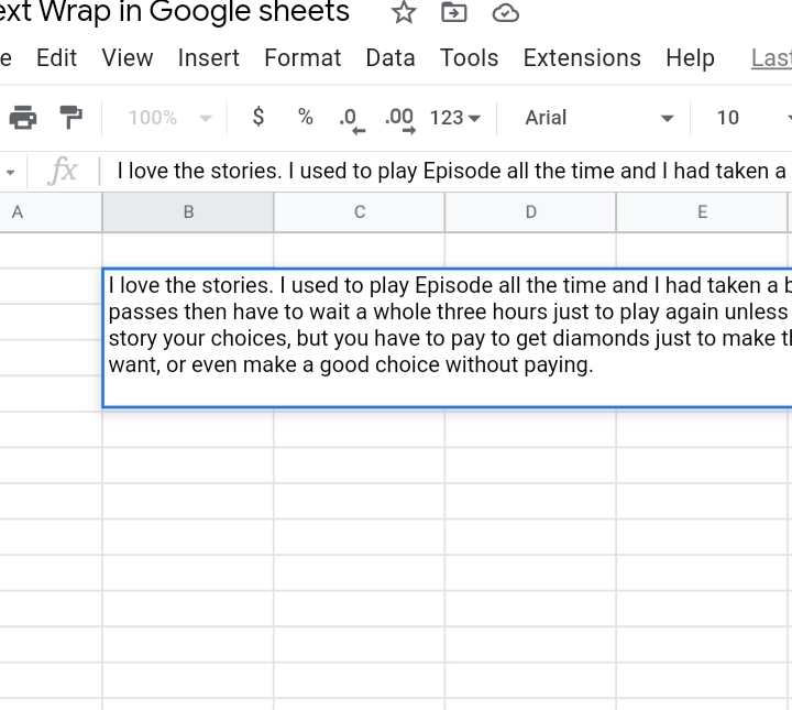 24 How to Wrap Text In Cells In Google Sheets