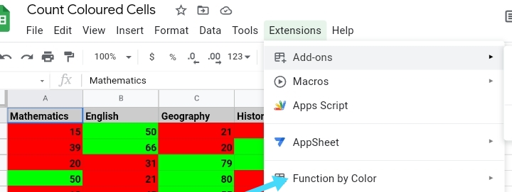 25 How To Count Colored Cells In Google Sheets