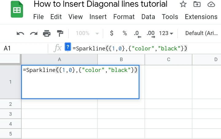 26 How To Insert Diagonal Line In Cell In Google Sheets