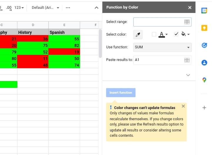 27 How To Count Colored Cells In Google Sheets