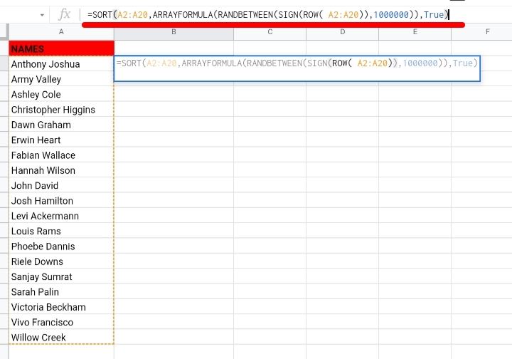 28 How to Randomize a List in Google Sheets