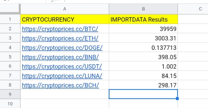 29 How To Pulling Cryptocurrency Prices Into Google Sheets