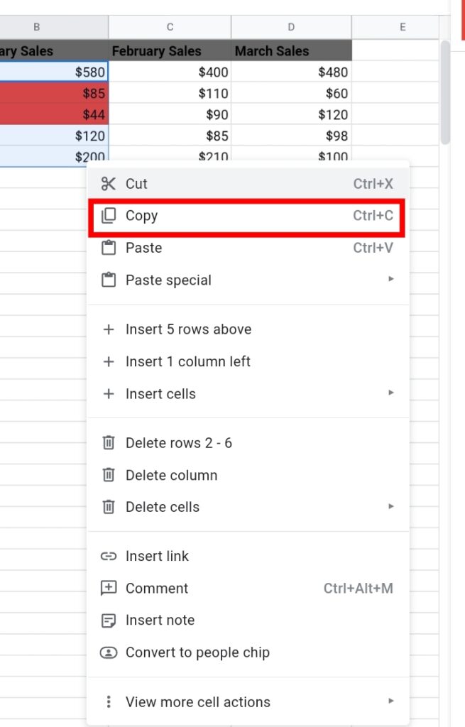 3 How To Copy Conditional Formatting in Google Sheets