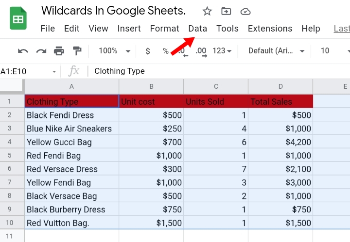 3 How To Use Wildcard In Google Sheets