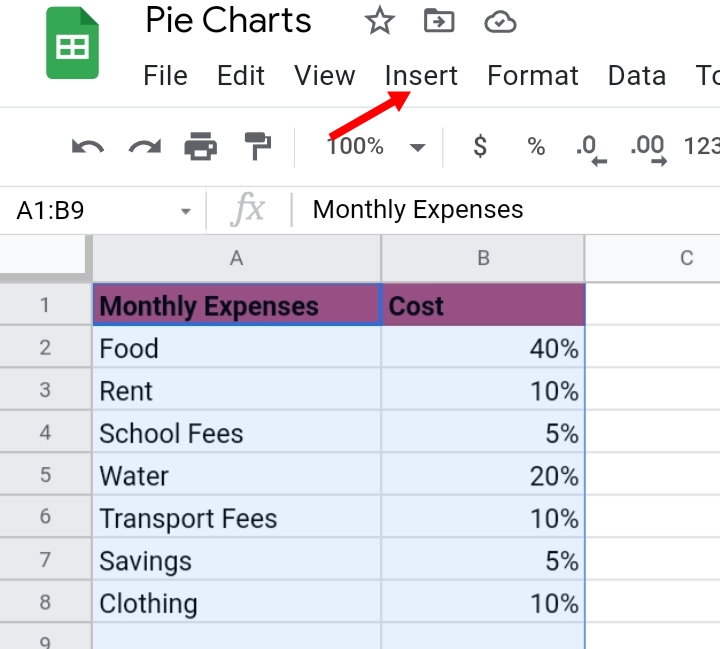 3 How to Create a Pie Chart in Google Sheets