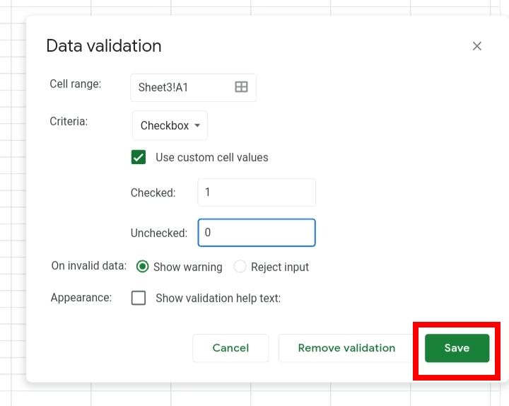 30 Change the Checkbox color while Toggling in Google Sheets