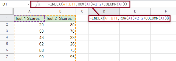 4 How to Use TRANSPOSE Function in Google Sheets