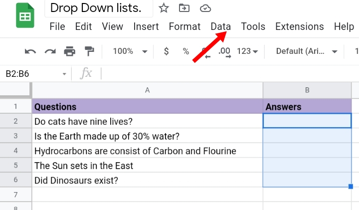 5 How to Add YesNo Drop-Down Lists in Google Sheets