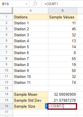 5 How to Calculate the Confidence Interval in Google Sheets