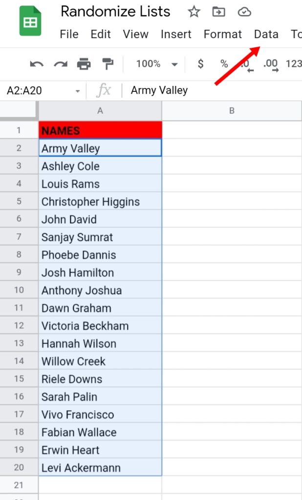 5 How to Randomize a List in Google Sheets