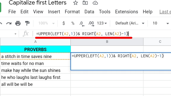 how-to-capitalize-first-letter-in-google-sheets-easy-2022