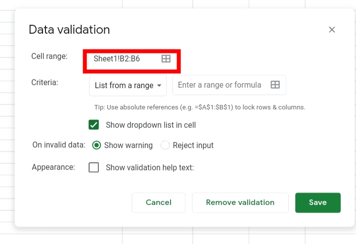 7 How to Add YesNo Drop-Down Lists in Google Sheets