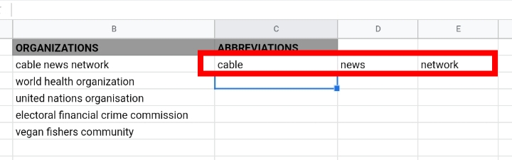 8 Extract the First Letter of Each Word in Google Sheets