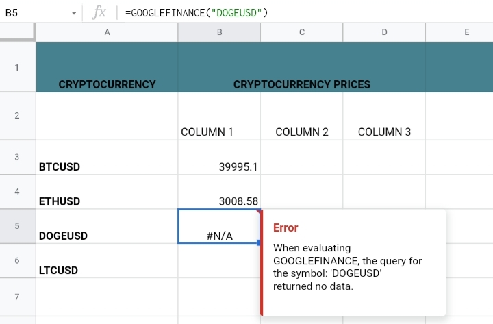 8 How To Pulling Cryptocurrency Prices Into Google Sheets