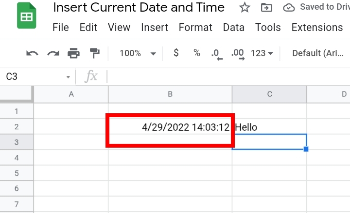 8 How to Insert Current Date and Time in Google Sheets