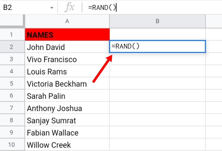 8 How to Randomize a List in Google Sheets