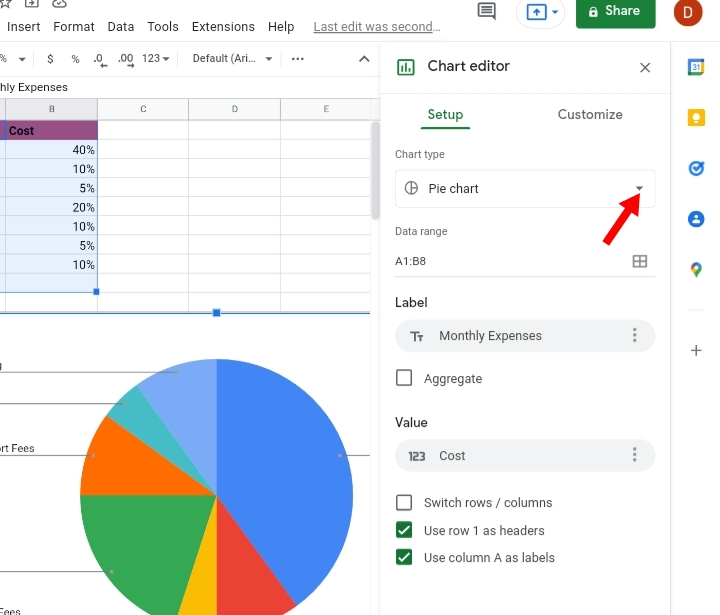 9 How to Create a Pie Chart in Google Sheets