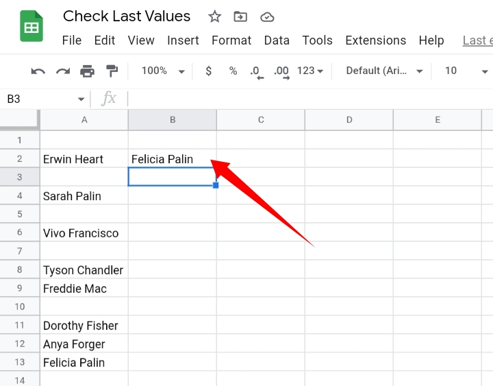 10How To Get The Last Value In A Column In Google Sheets