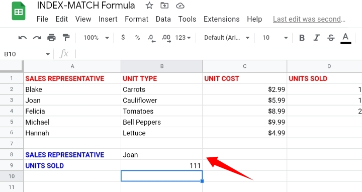 11 HOW TO USE INDEX MATCH FUNCTIONS IN GOOGLE SHEETS.