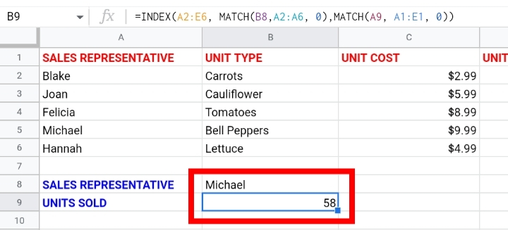 12 HOW TO USE INDEX MATCH FUNCTIONS IN GOOGLE SHEETS.